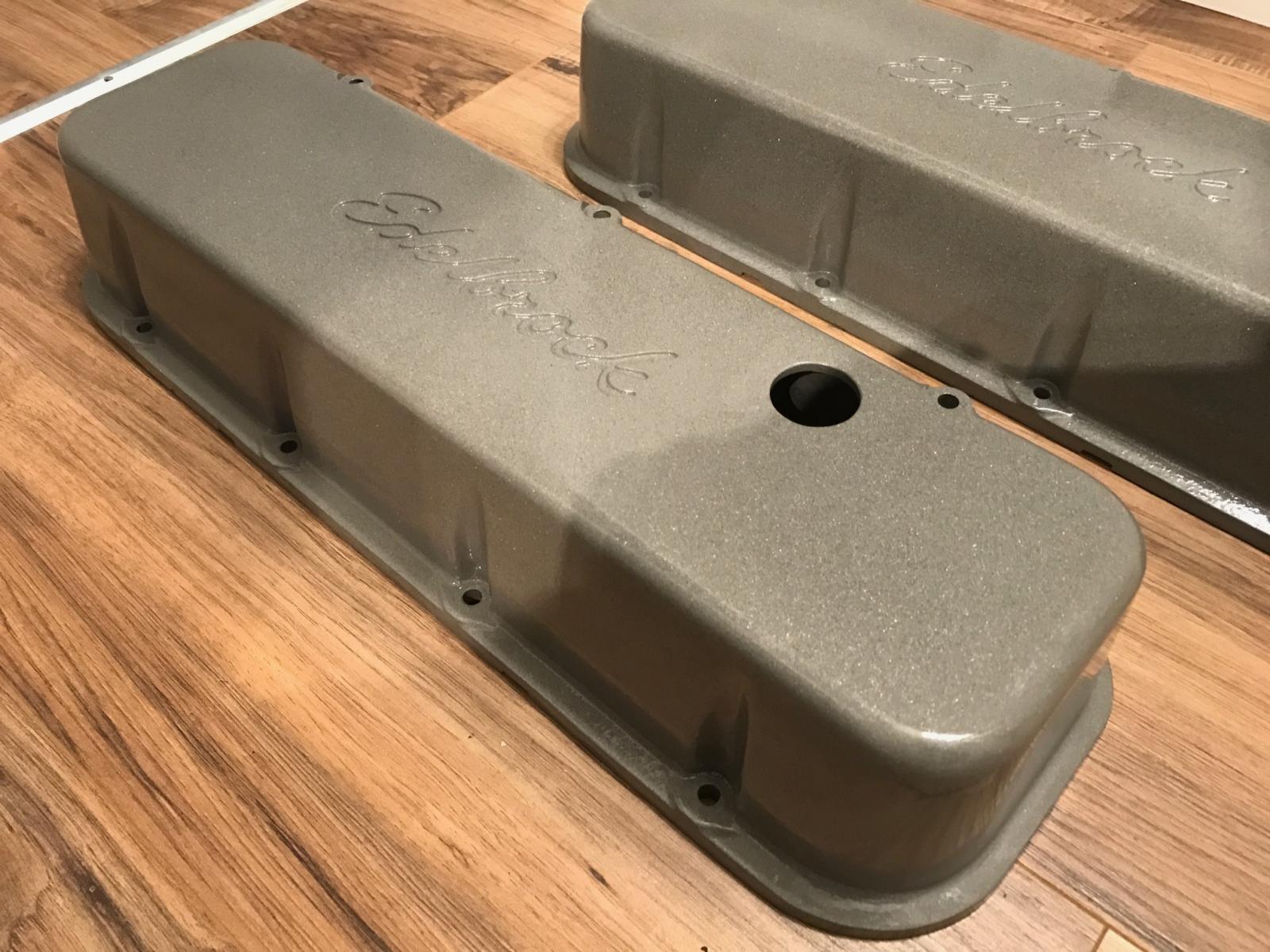 Valve Covers, Colored Ceramic Coatings